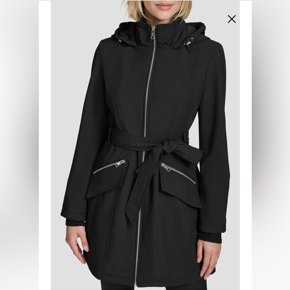Quinn Water Resistant Belted Trench Coat